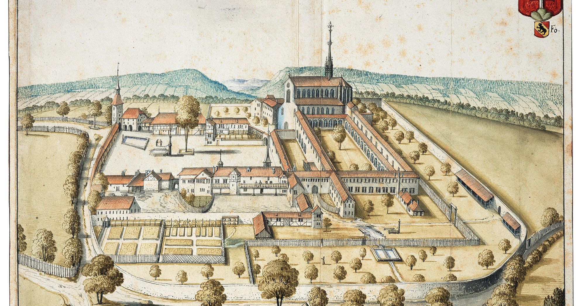 Kloster Königsfelden 1669 von Albrecht Kauw